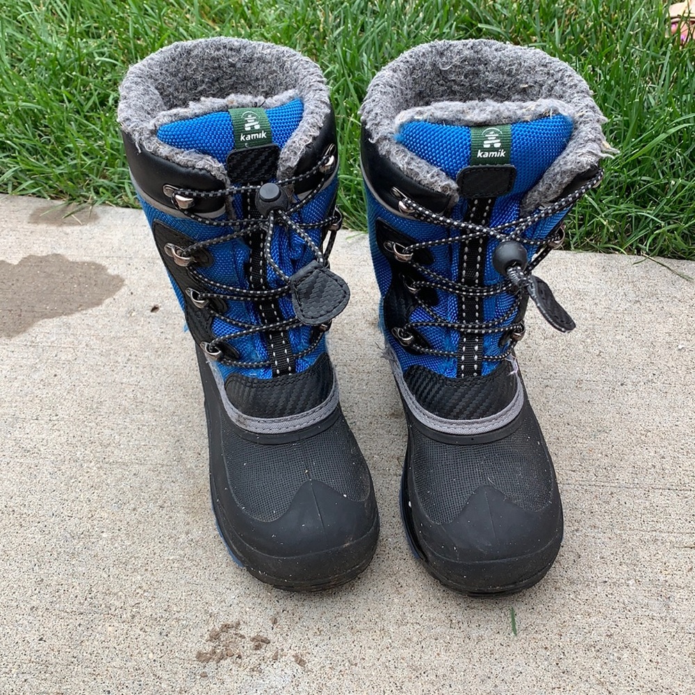 Kamik little boys boots size 1